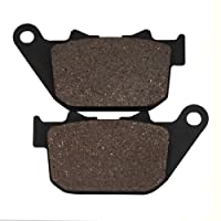 Cyleto Pastillas de freno traseras para HARLEY DAVIDSON XL883C Sportster Custom XL 883 L 883 Low 2004-2010 XL 883 R…